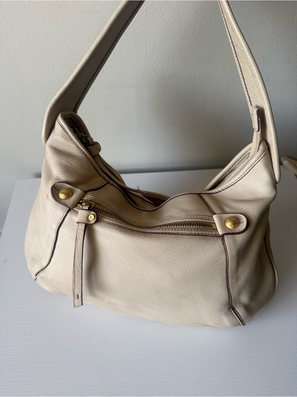Vintage Liz Claiborne leather hobo bag